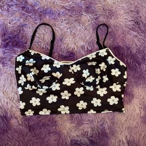 A flower tank top
